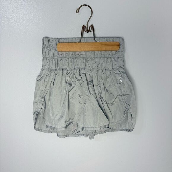 Free People Movement Light Gray Women's Shorts | S - Picture 1 of 4